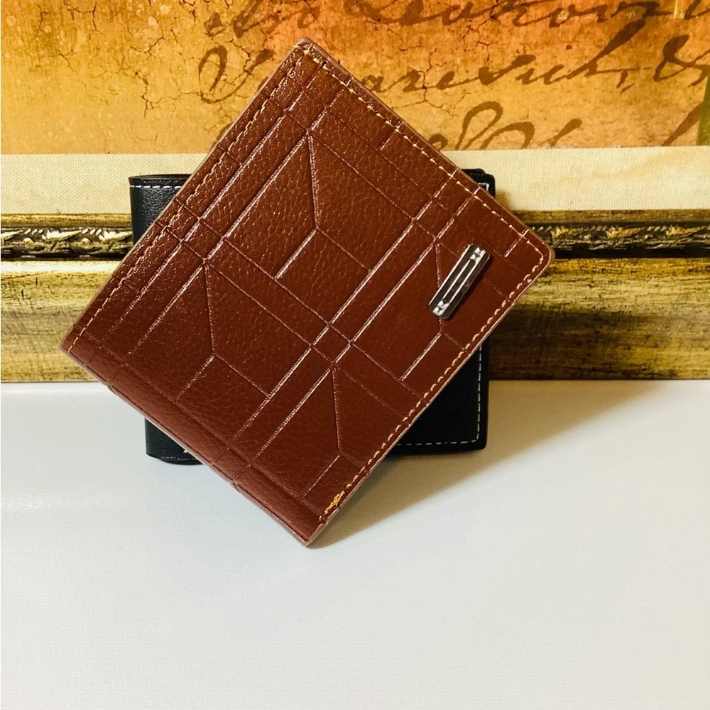 Fashion Leather Men Wallet - In the shade Brown - Pick Color ~ Black or Brown